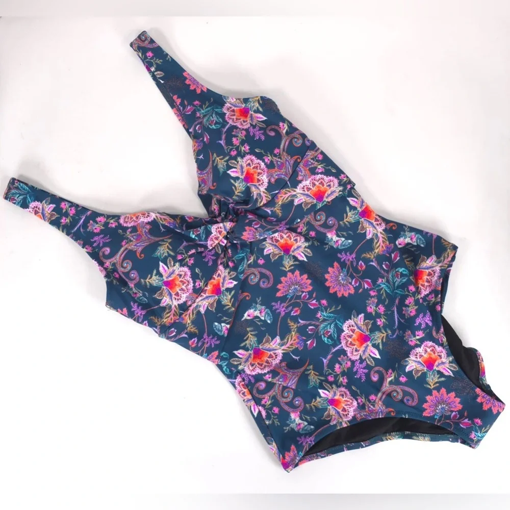 NWOT SEEKERS Essentials Australia🇦🇺 Style ONA Cup B One Piece Swimsuit Size 12